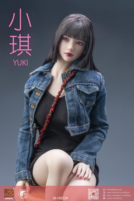 予約 送料無料 1/6 i8TOYS I8-H003A Yuki ジュニア美少女 アクション 