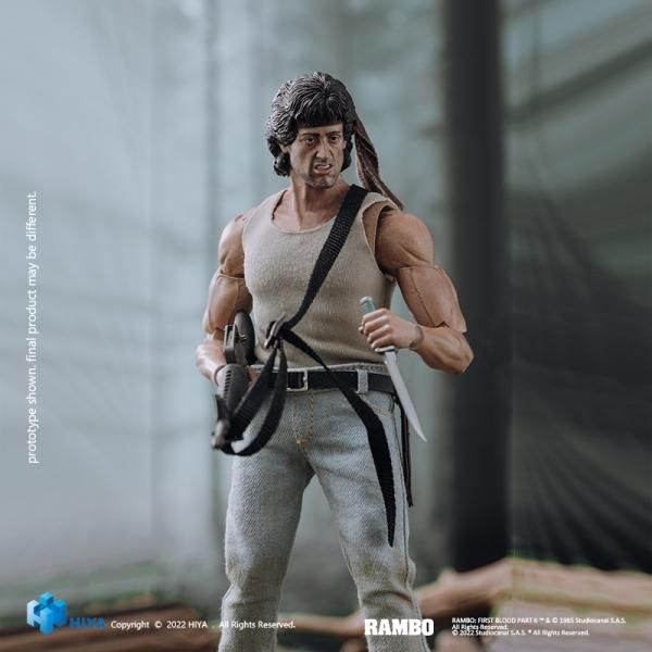 ランボー/怒りの脱出 1/12 アクションフィギュア ランボー