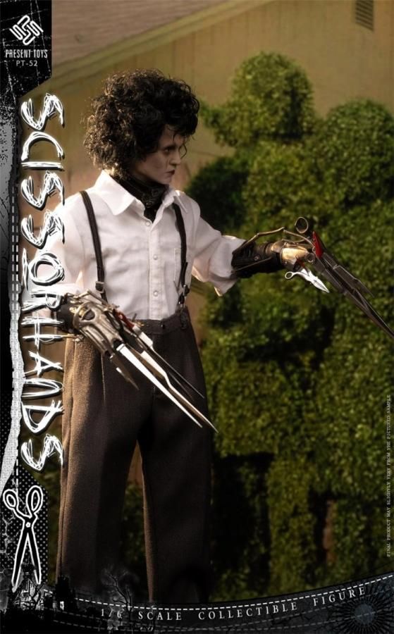 送料無料 1/6 PRESENT TOYS PT-sp52 Scissorhands 欧米男性フル