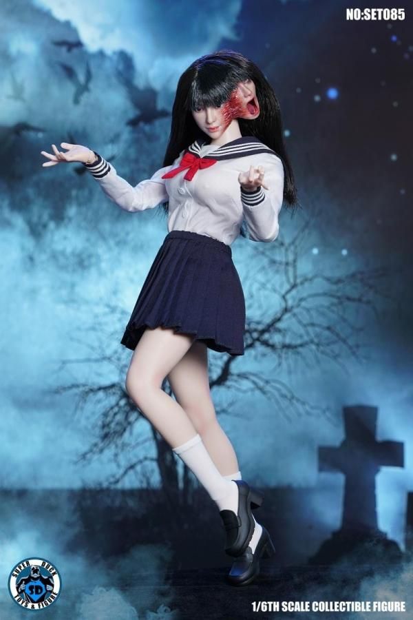 予約 送料無料 1/6 SUPER DUCK SET085 Horror girl セーラー服 ホラー 