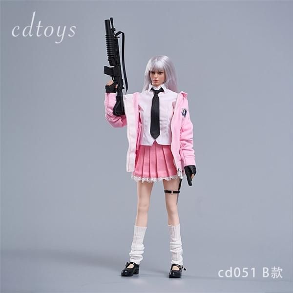 送料無料 1/6 cdtoys cd051 美人女性ファションセクシーメイド
