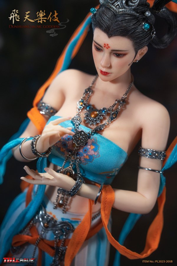 送料無料 1/6 TBLeague PL2023-205B Dunhuang Music Goddess-Blue 敦煌