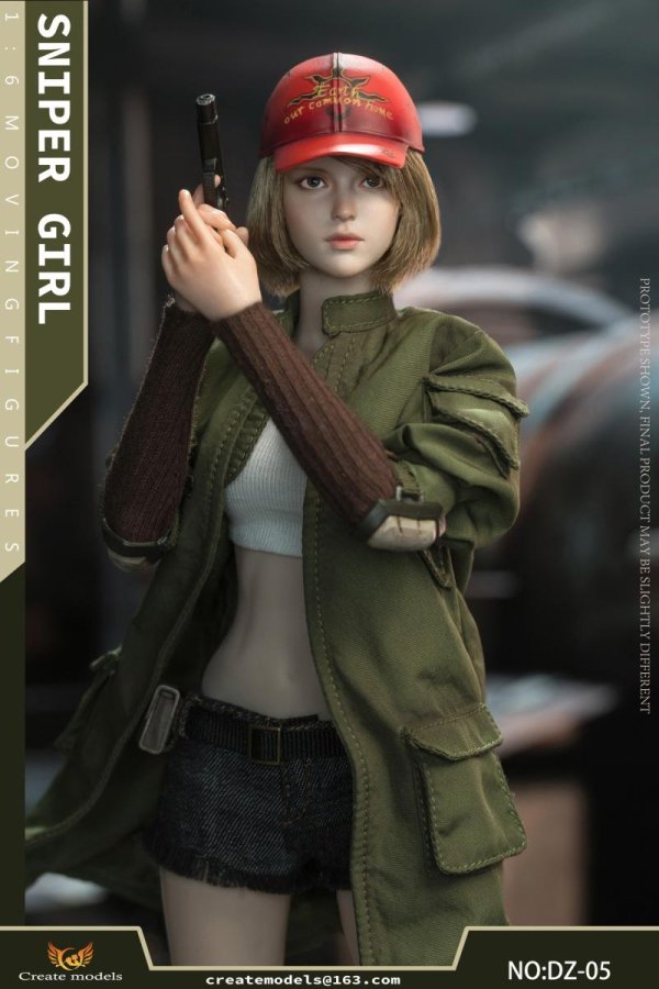 送料無料 1/6 Createmodels DZ-05 スナイパーガール ローリタフジュニア美少女ファイター アジアン美人女性フルセット - 1/6フィギュアの通販、予約なら  トイザキュート Since 2008