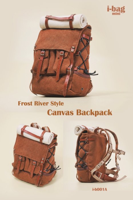 予約 送料無料 1/6 i-bag i-b001 Frost River Style Canvas Backpack バックパック鞄と野外キャンプセット  1/6フィギュアの通販、予約なら トイザキュート Since 2008
