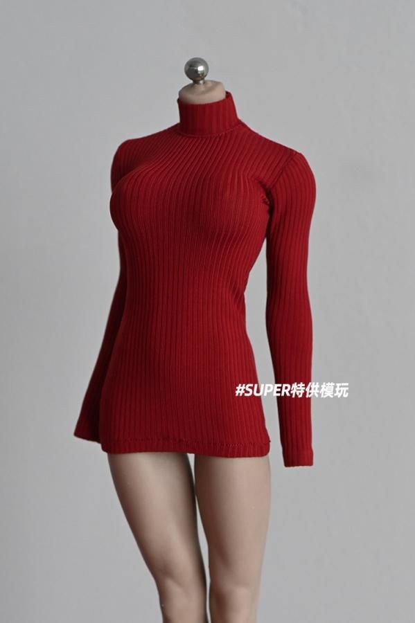 Amazon.co.jp: 1/12素体服 アクションフィギュアボディ服 ニット