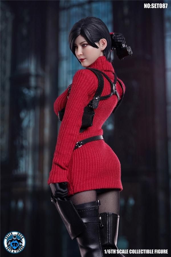 1/6 女性フィギュア ヘッド衣装セット セクシー美少女 セクシー