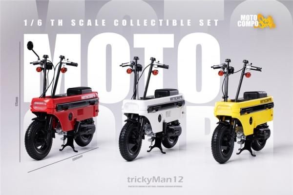 送料無料 1/6 TrickyMan12 MOTO COMPO ミニバイク - 1/6フィギュアの 