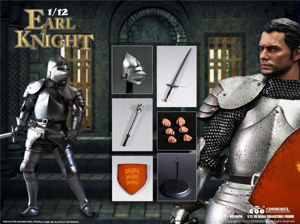 送料無料 1/12 COOMODEL PE014 EARL KNIGHT 欧米男性フルセット