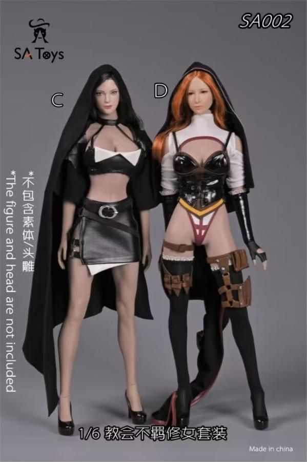 1/6 女性フィギュア satoys SA002B セクシー 修道女 マント