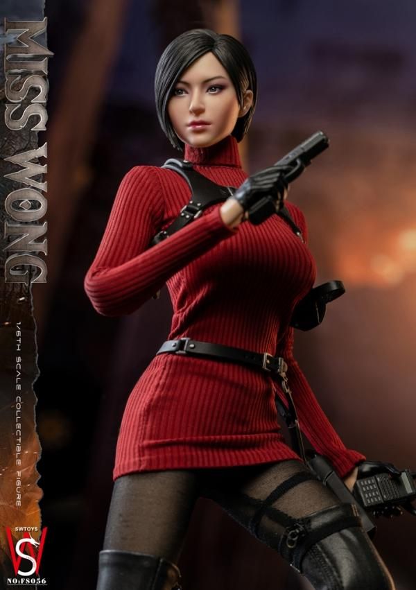 送料無料 1/6 SWTOYS NO:FS056 Miss Wong ダブルヘッド付