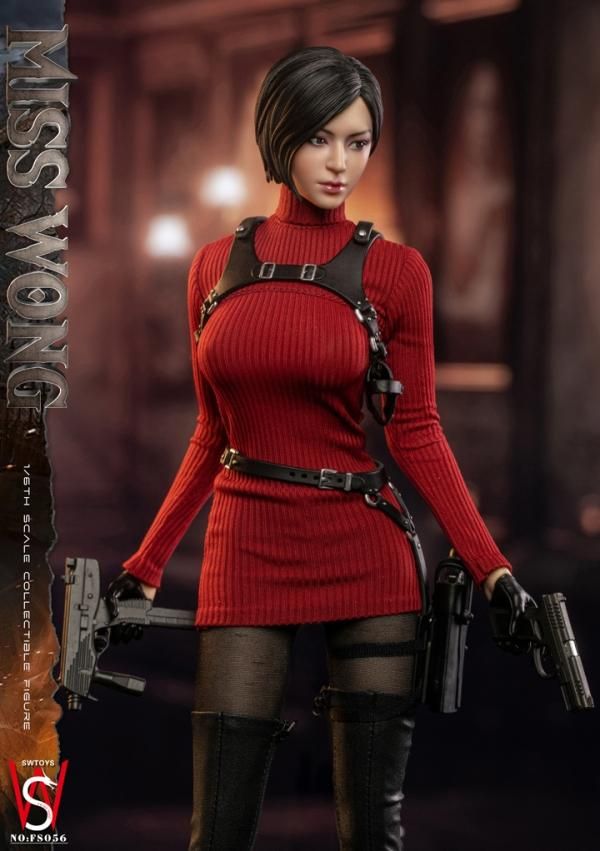 送料無料 1/6 SWTOYS NO:FS056 Miss Wong ダブルヘッド付