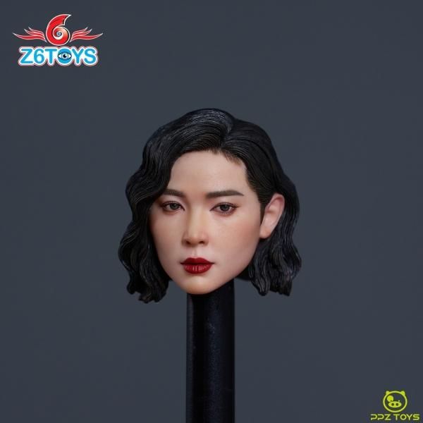 送料無料 1/6 Z6TOYS Z004 アジアン美人女性ヘッド - 1/6