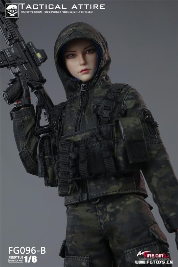 1/6 バトル ガール Feel Toys 装備 服 銃 1/6 バトル ガール Feel Toys 装備 服 銃