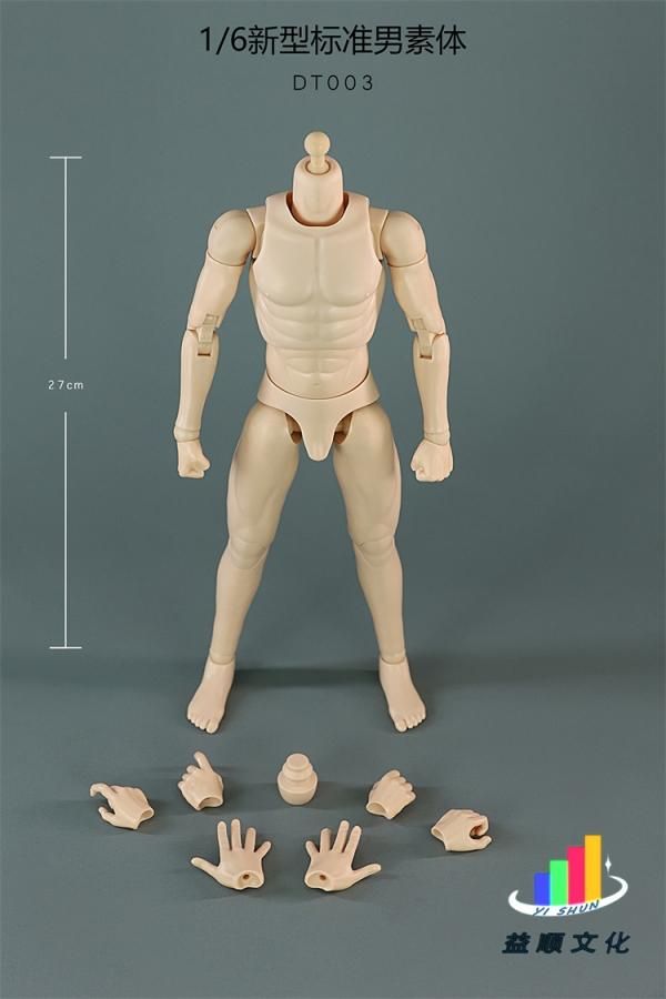 送料無料 1/6 YISHUN DT-00123 Muscle male Body 2023最新男性素