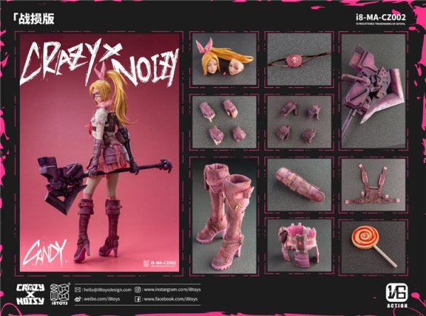 送料無料 1/6 I8TOYS I8-MA-CZ002 Mentality Agency CANDY Battle Damaged version  欧米美人女性フルセット - 1/6フィギュアの通販、予約なら トイザキュート Since 2008