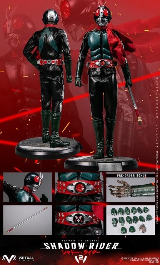 VTSTOYS VM-051シン ライダー V2 1/6 shin rider 1/6 Scale Virtual Toys VM050 Shin Masked Rider - Masked