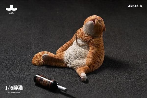 送料無料 1/6 JXK JXK187 酒に酔う猫 - 1/6フィギュアの通販