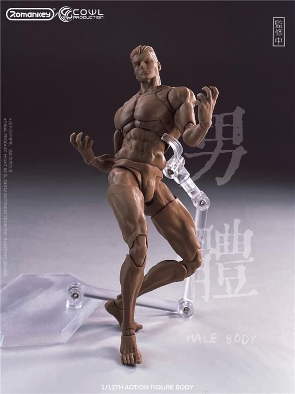 Amazon.co.jp: Romankey X COWL 1/12 フィギュア 男性 超可動 素
