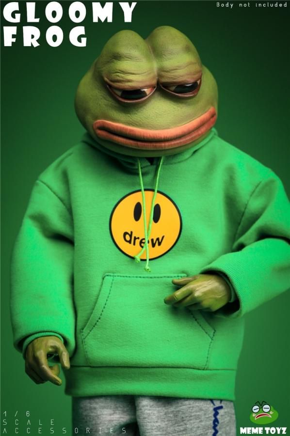 カエル♡ 予約 送料無料 1/6 Meme Toyz MTZ001 GLOOMY FROG カエルヘッド