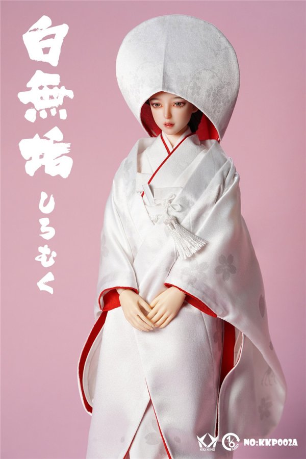 送料無料 予約 1/6 KID KING KKP002A 和服白無垢 アジアン美人女性フルセット - 1/6フィギュアの通販、予約なら トイザキュート  Since 2008