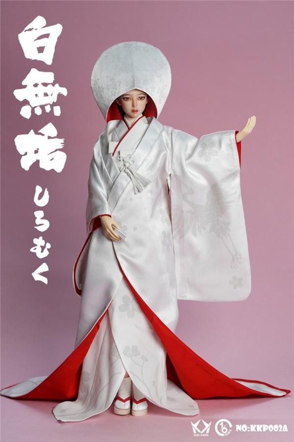 送料無料 予約 1/6 KID KING KKP002A 和服白無垢 アジアン美人