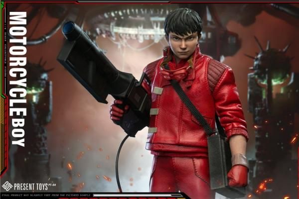 送料無料 1/6 PRESENT TOYS PT-sp64 バイク少年 欧米男性フル