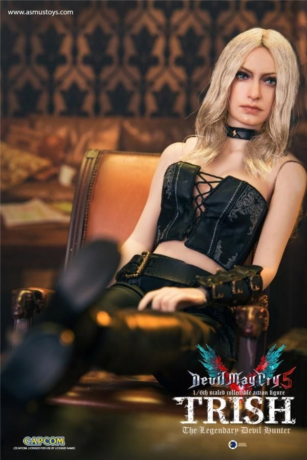 送料無料 1/6 Asmus DMC504 デビルメイクライ トリッシュ 欧米