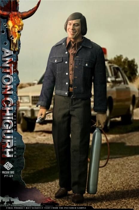 送料無料 1/6 PRESENT TOYS PT-sp69 ANTON CHIGURH 欧米男性フル