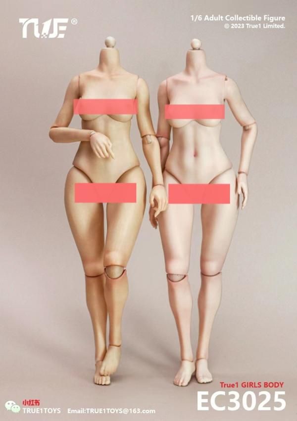 送料無料 1/6 True1Toys EC3025/EC3026 ヘッド無し 女性素体
