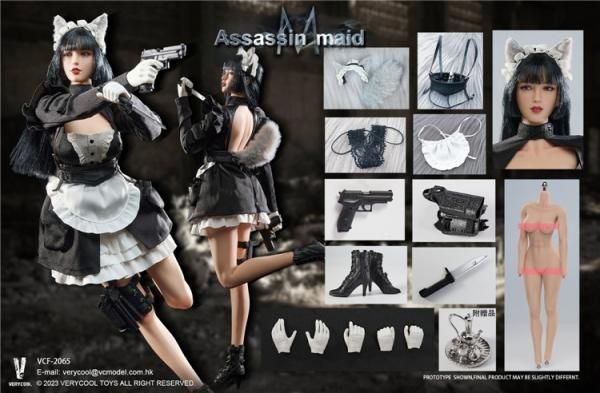 1/6 アクションフィギュア アサシン メイド ミシェル VCF-2965 1/6 アクションフィギュア アサシン メイド ミシェル VCF-2965