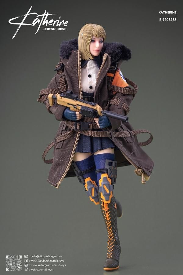 女性フィギュア23個セット 送料無料 1/12 I8Toys i8-72C323S 豪華版 キャサリン 欧米美人