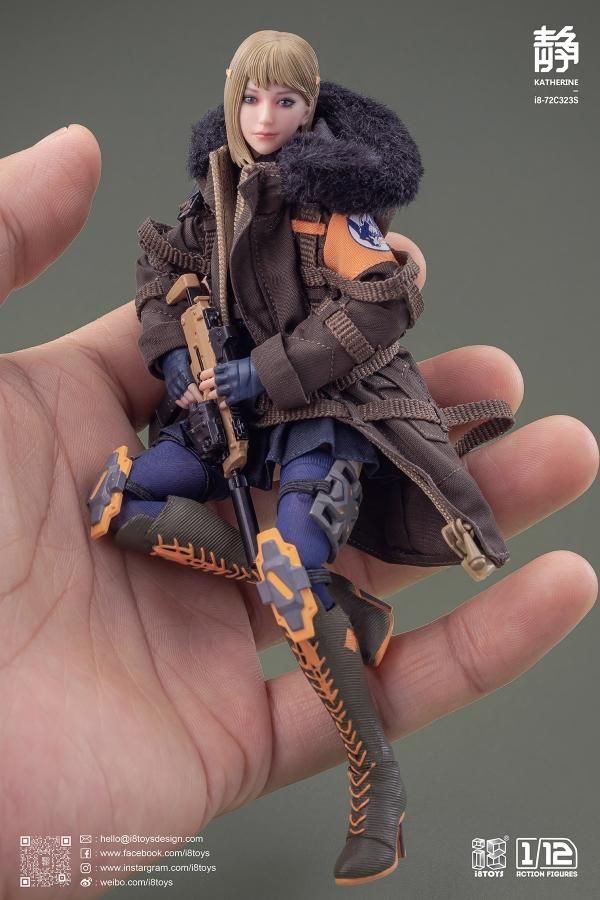 送料無料 1/12 I8Toys i8-72C323S 豪華版 キャサリン 欧米美人