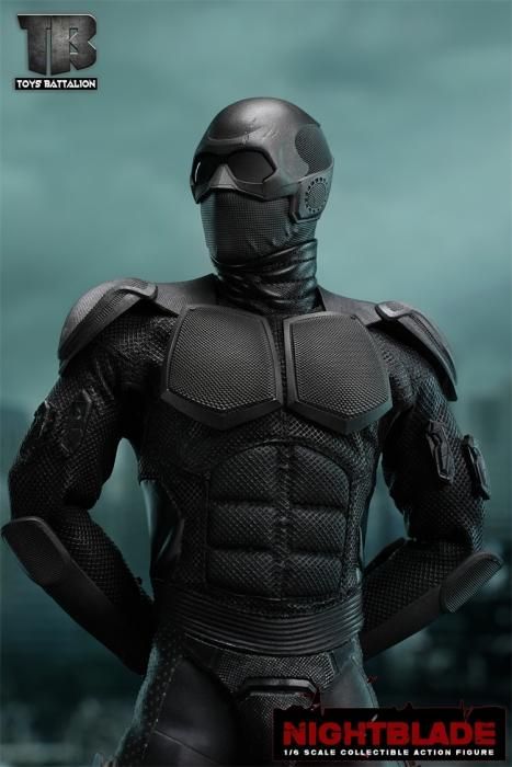 TOYS BATTALION 1/6フィギュア ブラックノワール ホットトイズ系 送料無料 1/6 TOYS BATTALION TB009 NightBlade 欧米男性フル