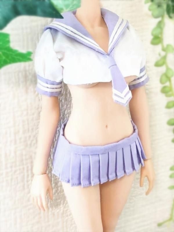 1/6 女性フィギュア ヘッド衣装セット セクシー美少女 セクシー
