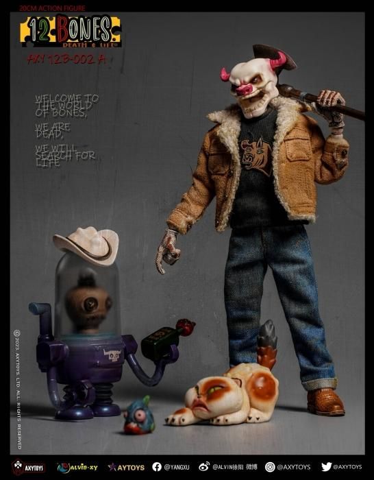 人気 ブランド チェック 1/12 送料無料 予約 AXYTOYS AXY12B-002A LIFE DEATH 12BONES その他