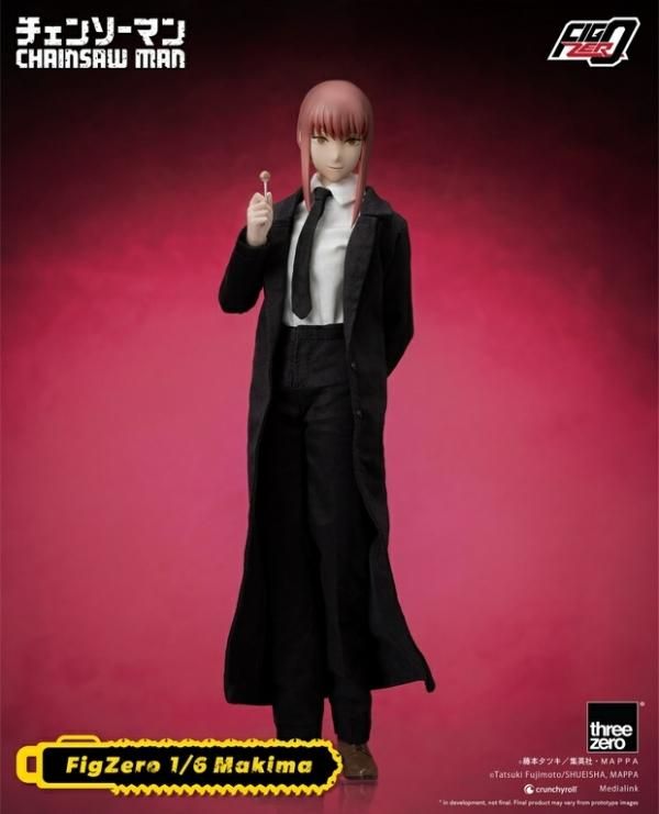 送料無料 予約 1/6 Threezero 3Z04660M0 チェンソーマン マキマ 欧米