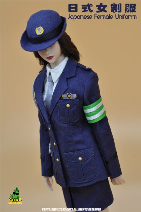 予約 送料無料 1/6 CUKE TOYS NO.MA-019 日本美人女性ウニフォーム服と 