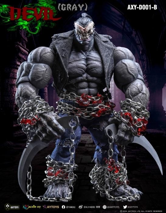 予約 送料無料 1/12 AXYTOYS DEVIL AXY-D001-B 豪華版 悪魔 欧米