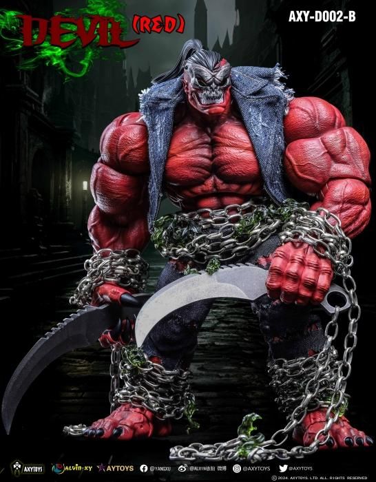 予約 送料無料 1/12 AXYTOYS DEVIL AXY-D002-B 豪華版 悪魔 欧米