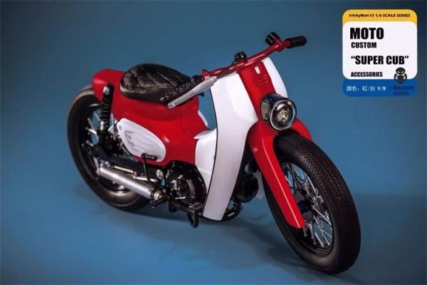 TrickyMan12 1/6 スーパーカブ オートバイ SUPER CUB motorcycle
