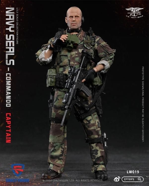 誠実 1/12 予約 送料無料 CRAZY アメリカ SEALs Navy LW019 FIGURE ミリタリー