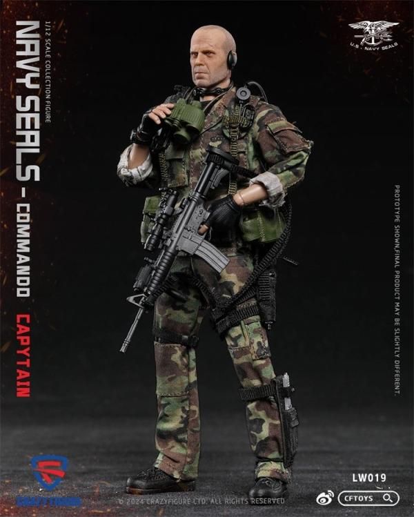 送料無料 予約 1/12 CRAZY FIGURE LW019 Navy SEALs アメリカ