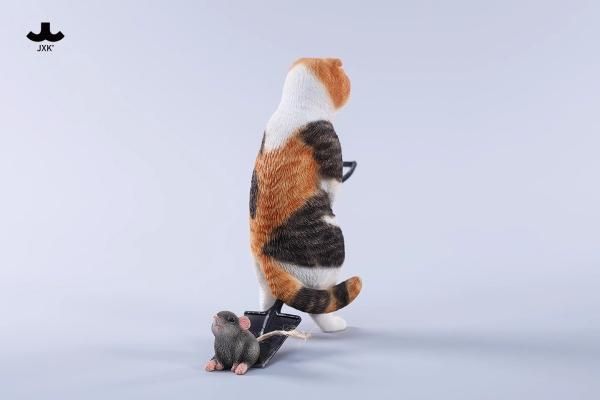 予約 送料無料 1/6 JXK JXK230 橘猫とネズミ - 1/6フィギュアの