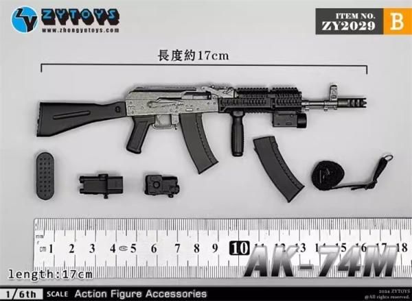 送料無料 1/6 ZYTOYS ZY2029 AK74Mアサルトライフル モデル - 1