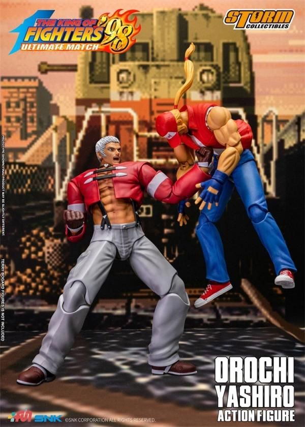 Amazon.co.jp: HiPlay Storm Toys 1/12 KOFザ・キング・オブ・ファイターズ98 七枷社 SKKF13 可動  アクション フィギュア アクセサリー フルセット : ホビー