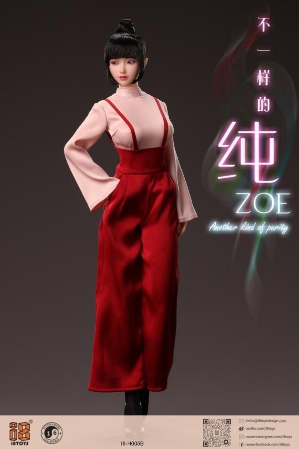 送料無料 1/6 i8TOYS I8-H005 ZOE 純 ジュニア美少女 アクション