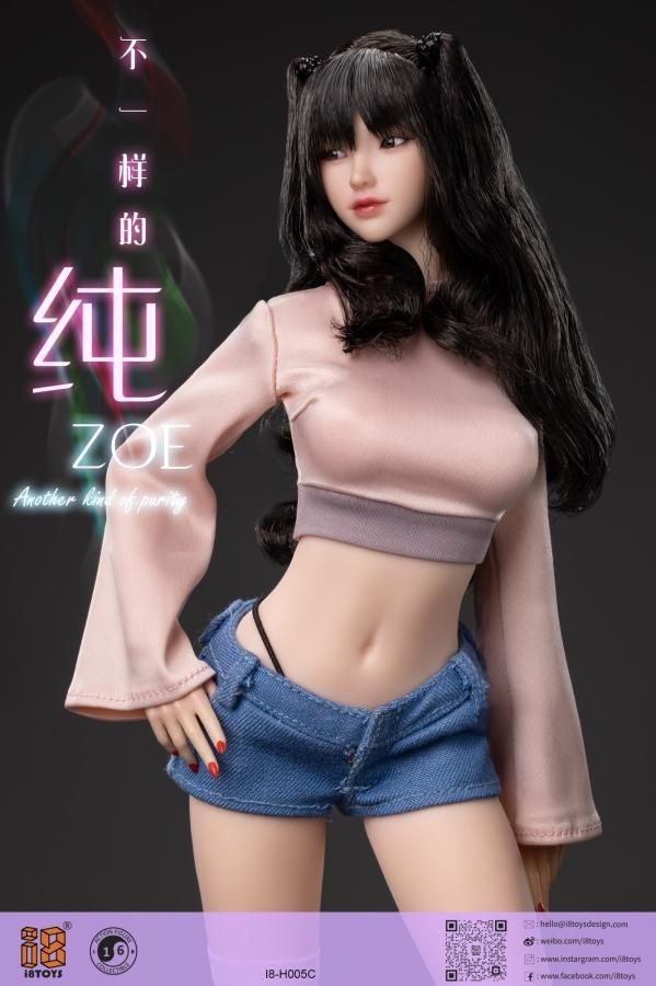 送料無料 1/6 i8TOYS I8-H005 ZOE 純 ジュニア美少女 アクション