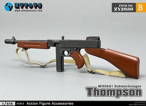 送料無料 1/6 ZYTOYS ZY2030 M1928トンプソンサブマシンガン小型 送料無料 1/6 ZYTOYS ZY2030 M1928トンプソンサブマシンガン小型