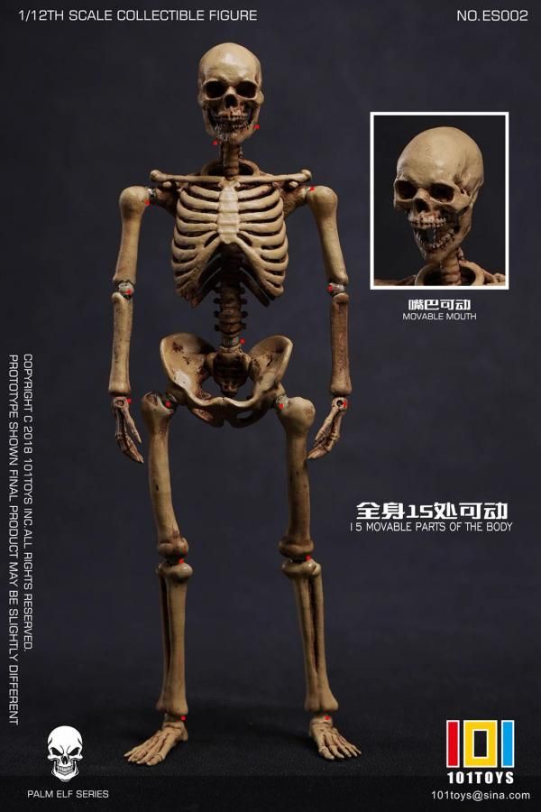 送料無料 1/12 101TOYS NO.ES002 PALM ELF SERIES SKELETON
