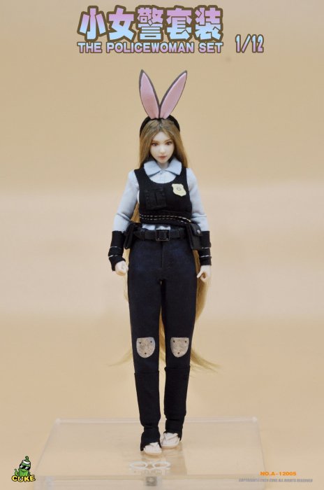 予約 送料無料 1/12 CUKE TOYS NO.MA-12005 The Policewoman Set 警察制服 女性服セット -  1/6フィギュアの通販、予約なら トイザキュート Since 2008